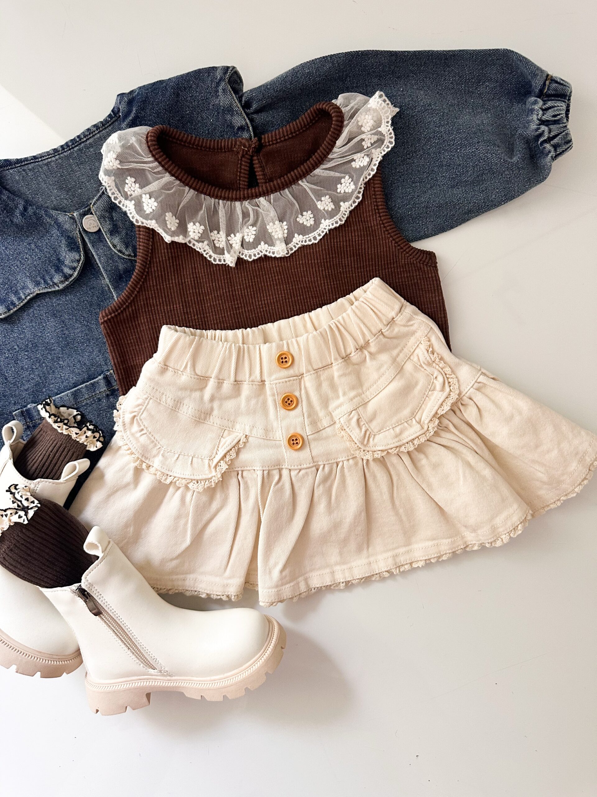 Jana Skirt-Beige