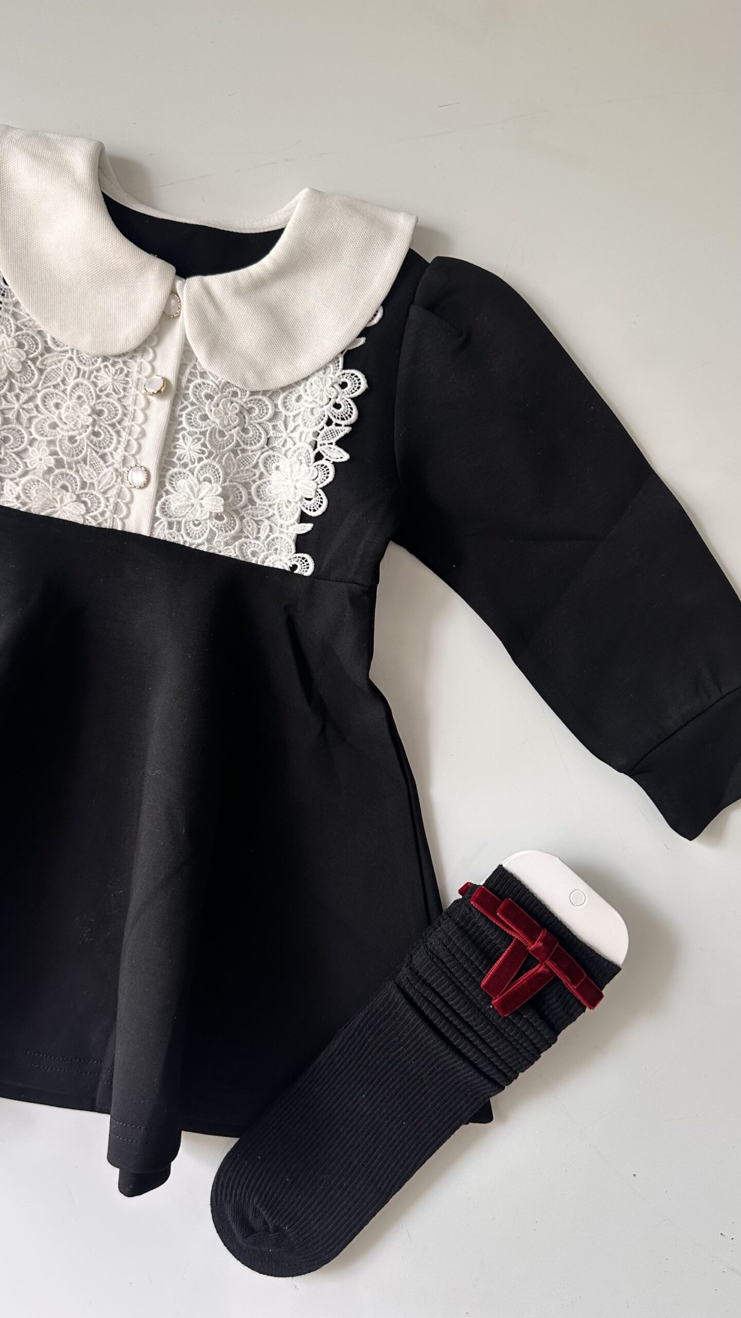 Black Lace Dress - Image 2