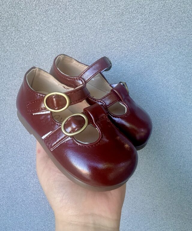 Alternative view of Kenzi T-bar Shoes - Burgundy