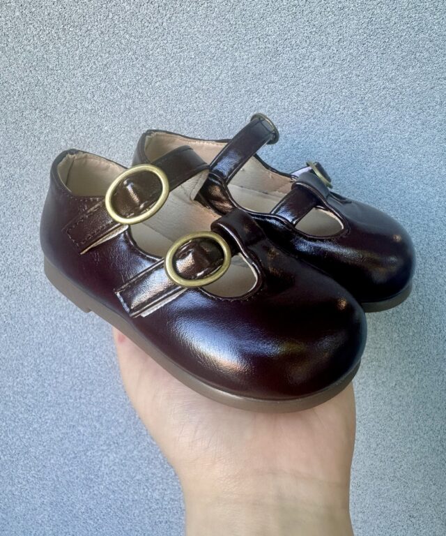 Kanzi T-bar Shoes - Brown