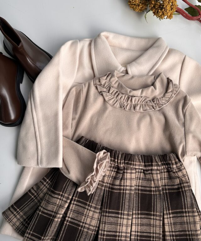 Fay Plaid Skirt